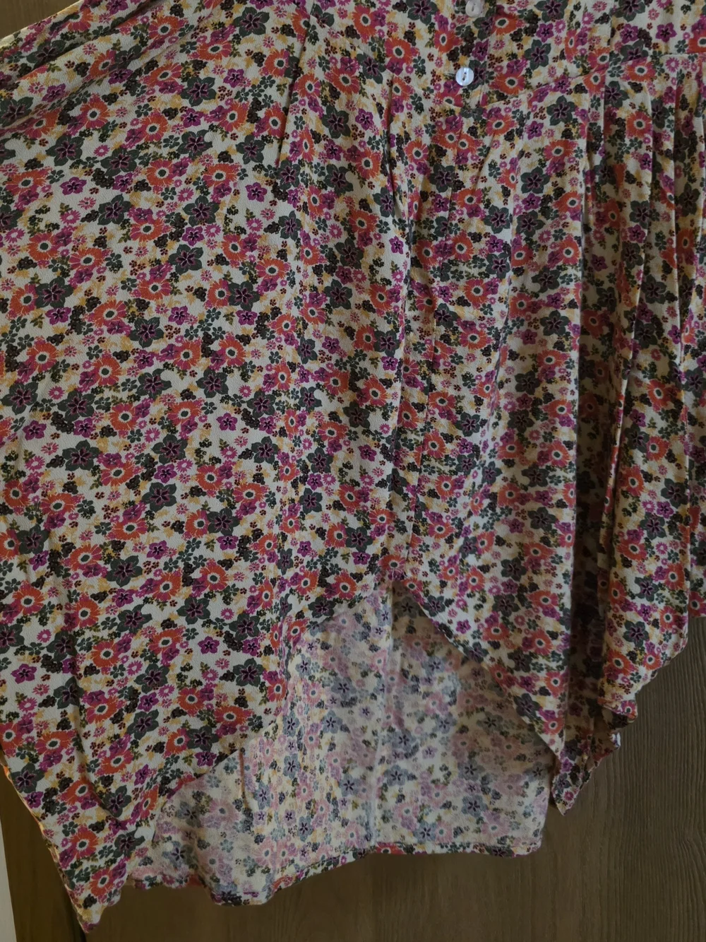 Free People Floral Multicolor Angels Hankerchief Skirt